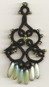 Black & Chartreuse Chandeliers