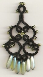 Black & Chartreuse Chandeliers